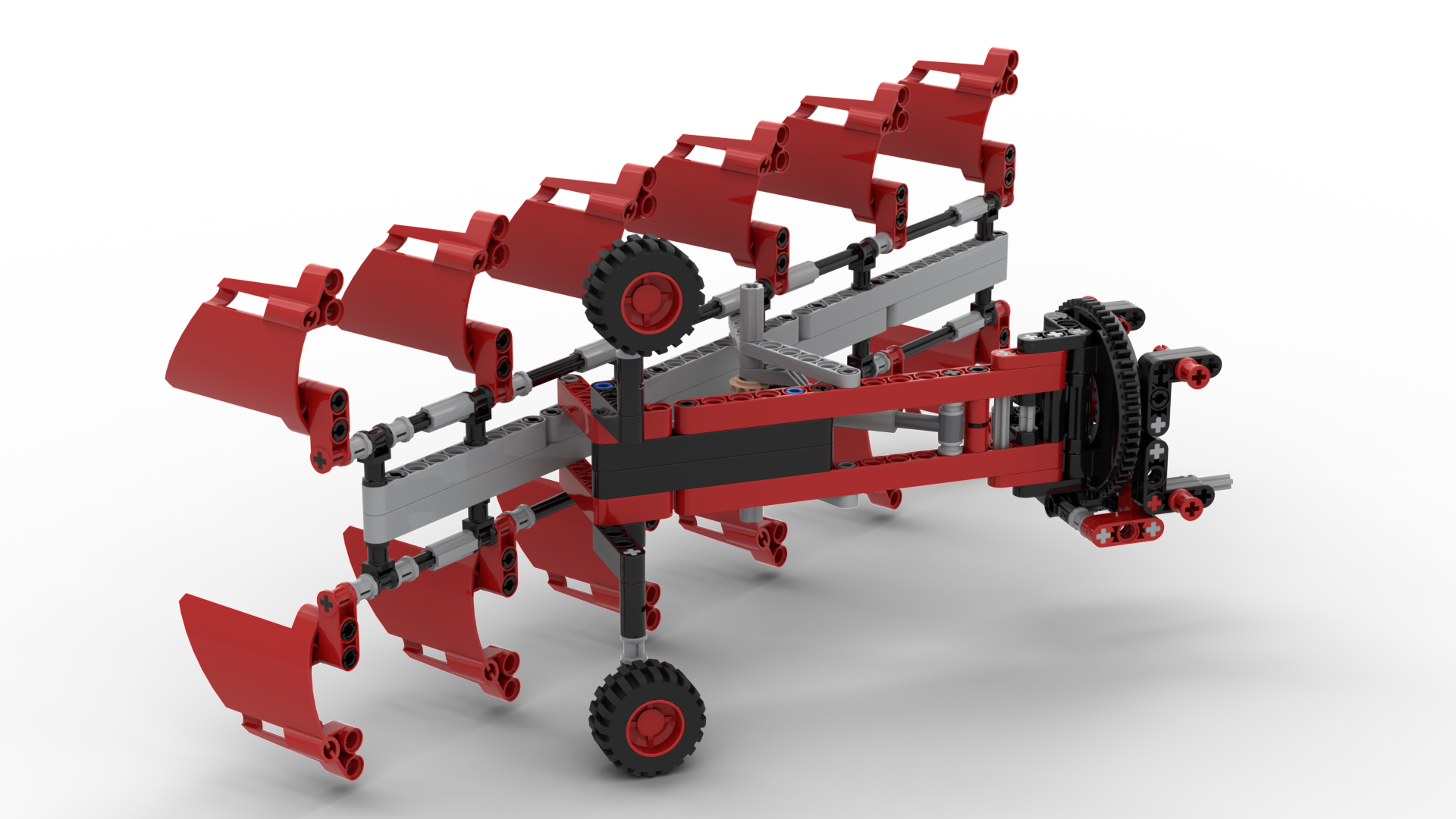 6 schar pflug transparent